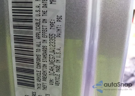 2018 Jeep Wrangler Unlimited Sahara 4X4 из США, поврежденный, VIN 1C4HJXEG7JW123355